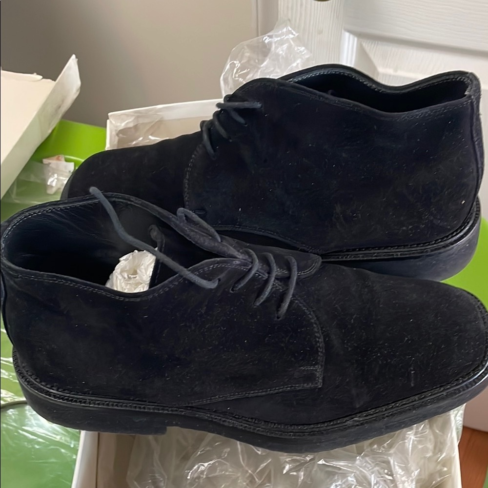 Men's Black Suede Shoes